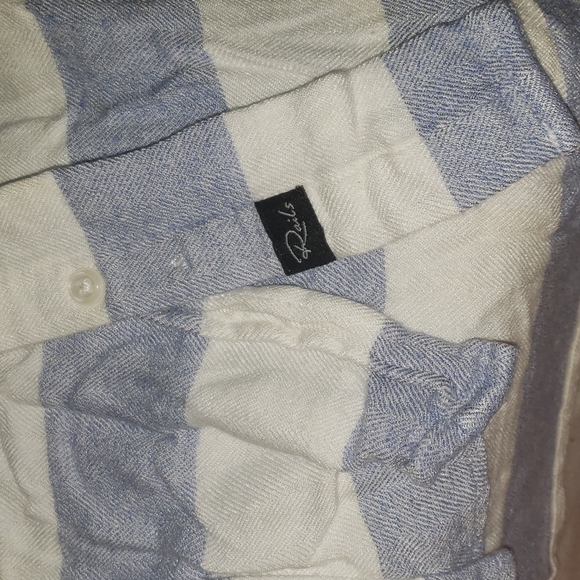 Rails button up striped rayon top - Picture 3 of 4